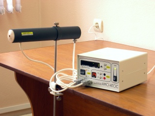 Аппарат для магнитотерапии АТОС-А с приставкой АМБЛИО-1
